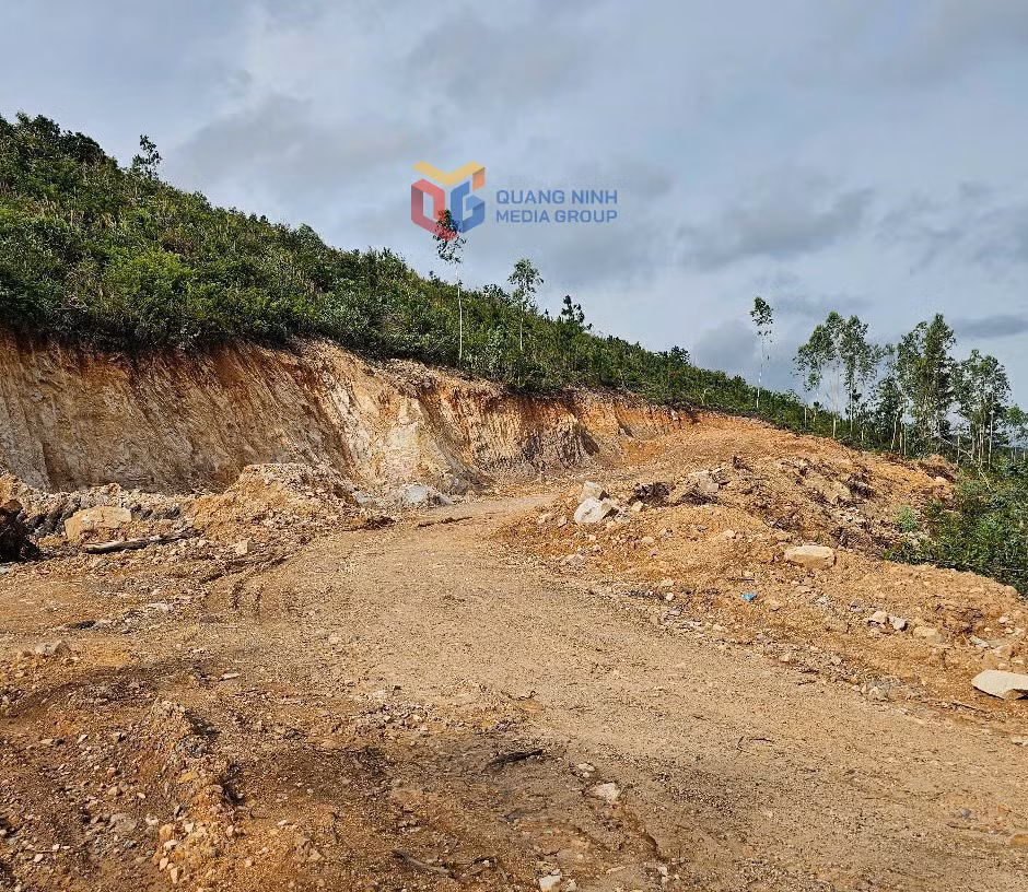 Mặt bằng khai thác mỏ Trưng Vương (TP Uông Bí).