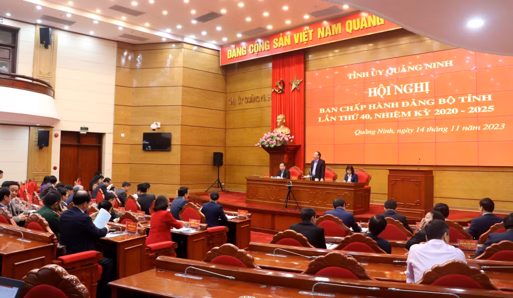 Hội nghị Ban Chấp hành Đảng bộ tỉnh lần thứ 40