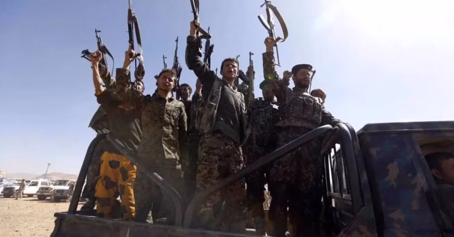 Các tay súng Houthi ở Yemen. Ảnh: AFP