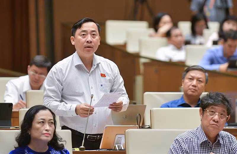 Đại biểu Đào Chí Nghĩa (Đoàn Cần Thơ). Ảnh: Đăng Khoa