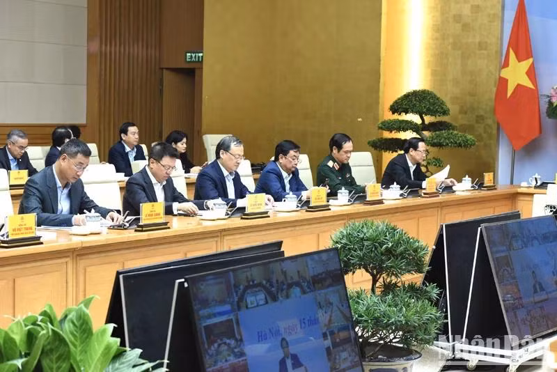 Đại diện lãnh đạo các bộ, ban ngành tham dự hội nghị.