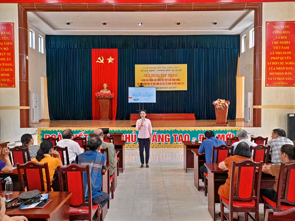 Sở LĐ-TB&XH đã tổ chức hoạt động tập huấn nâng cao năng lực công tác tiếp cận cộng đồng, hỗ trợ giảm hại về mại dâm cho các thành viên mô hình phát huy sức mạnh cộng đồng trong phòng, chống mại dâm tháng 6/2023.