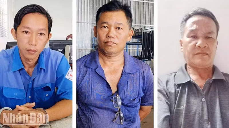 Long, Công, Lộc (từ trái qua). (Ảnh: VĂN VŨ).