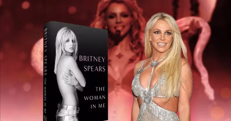 Cuốn hồi ký “The Woman in Me” của Britney Spears. Ảnh: Getty