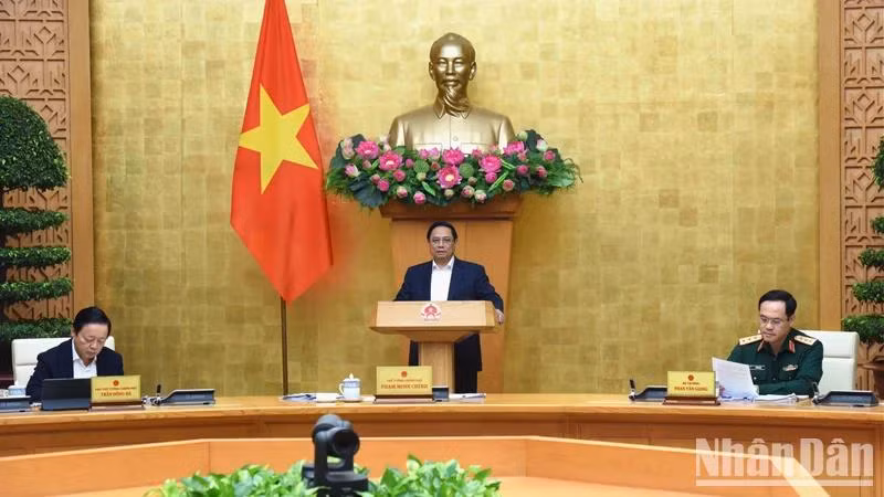 Thủ tướng Phạm Minh Chính dự và phát biểu chỉ đạo.