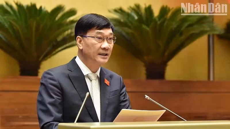 Chủ nhiệm Ủy ban Kinh tế của Quốc hội Vũ Hồng Thanh. Ảnh: Thuỷ Nguyên