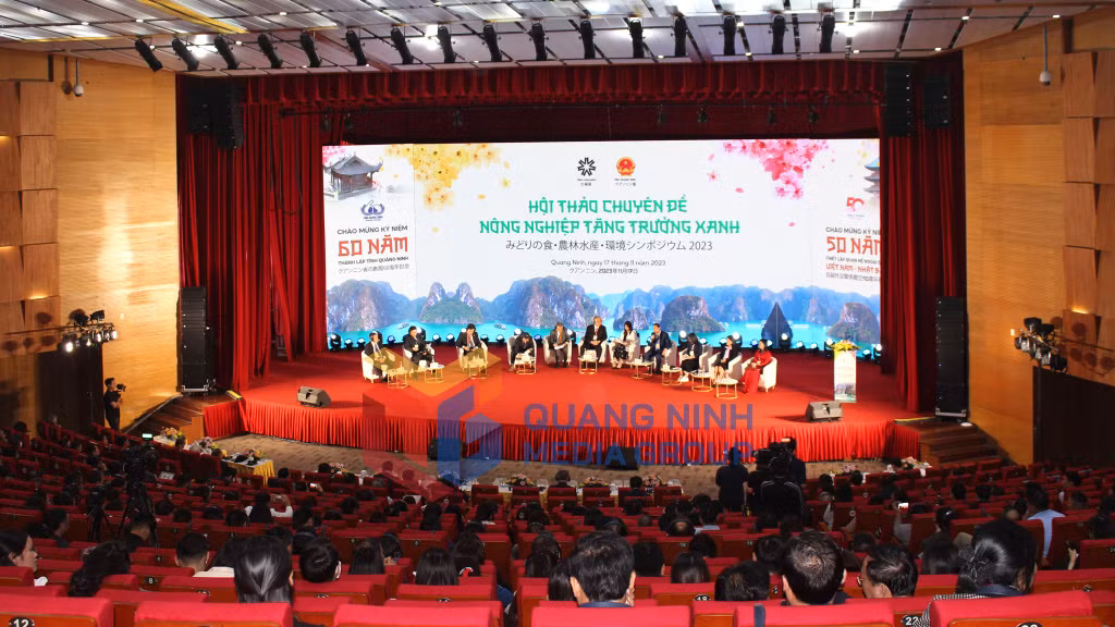 2023-11_Hội thảo chuyên đề nông nghiệp tăng trưởng xanh - Quang cảnh hội thảo. Ảnh: Cao Quỳnh