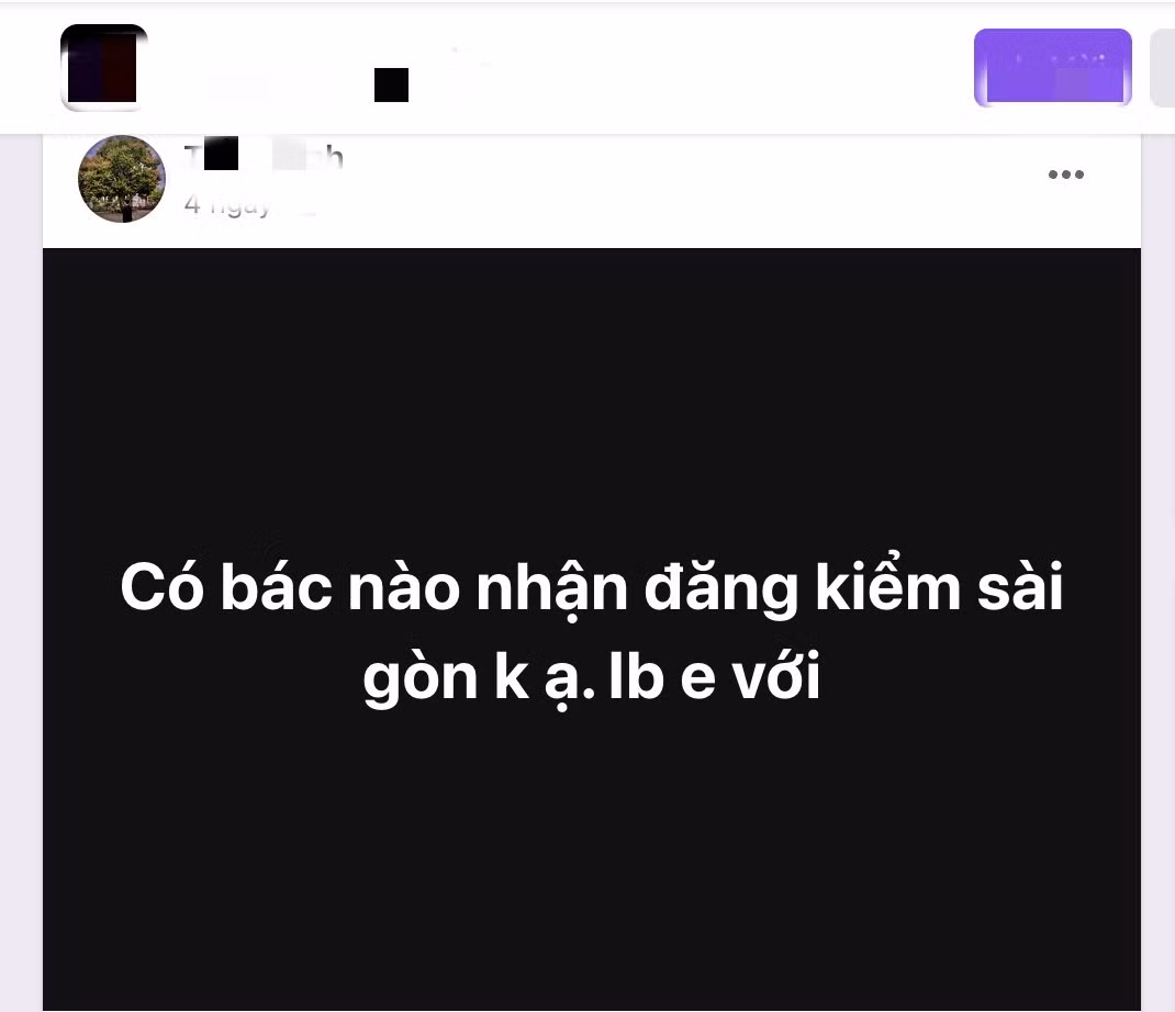 Trên các trang mạng xã hội, không khó bắt gặp trường hợp chủ xe có nhu cầu làm dịch vụ đăng kiểm hộ, dưới các bài đăng rất nhiều "cò" mời chào.