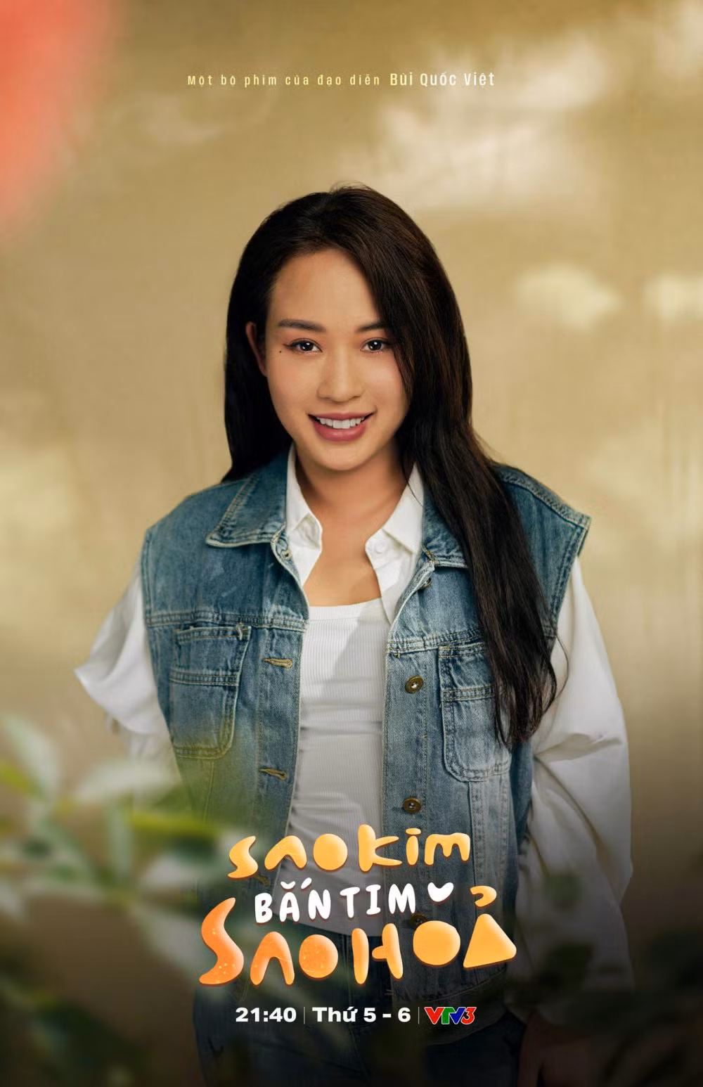 Tạo hình của Diễm Hằng trong phim “Sao Kim bắn tim sao Hỏa“. Ảnh: Nhà sản xuất.