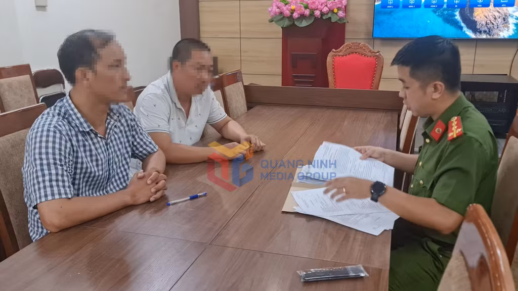 2 đối tượng tại cơ quan điều tra