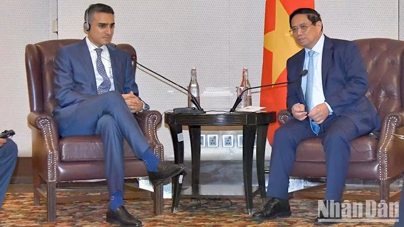 Thủ tướng Phạm Minh Chính tiếp ông Shikhar Malhotra, Giám đốc Tập đoàn HCL.