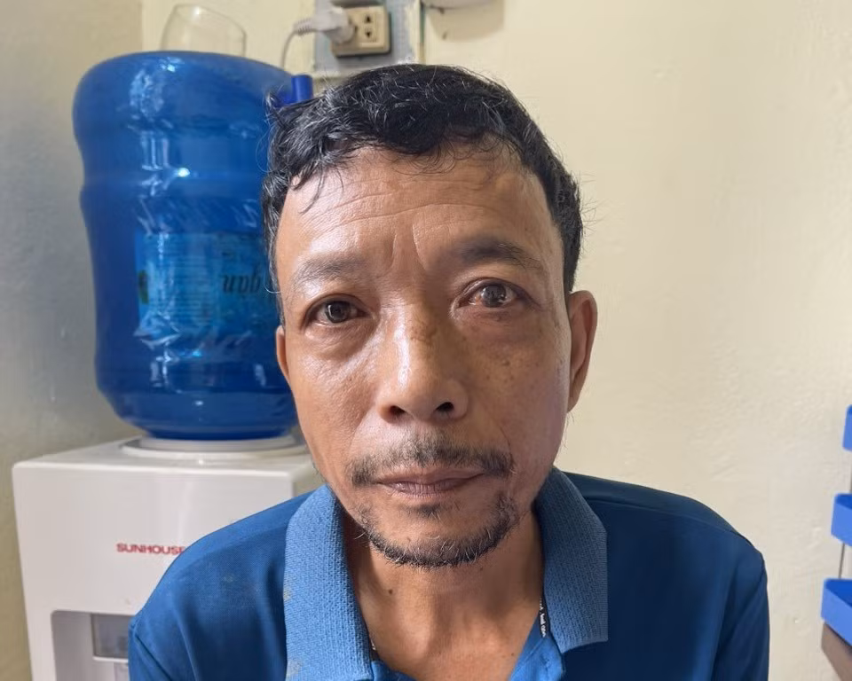 Đối tượng Mạc Văn Phát tại cơ quan Công an.