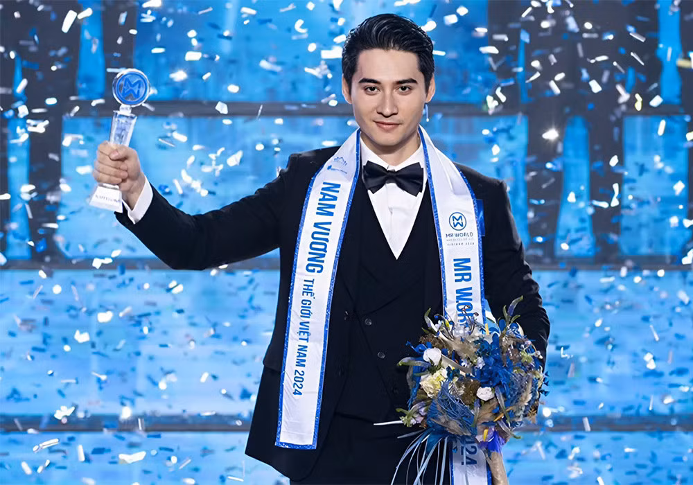 Sau gần 4 tháng khởi động, Mr World Vietnam (Nam vương Thế giới Việt Nam) 2024 chính thức tìm ra người chiến thắng là Phạm Tuấn Ngọc. Á vương 1 gọi tên Võ Minh Toại và á vương 2 là Đinh Ta Bi.