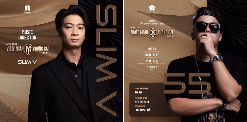 Ngoài SlimV, Touliver cũng góp mặt ở show Anh trai.
