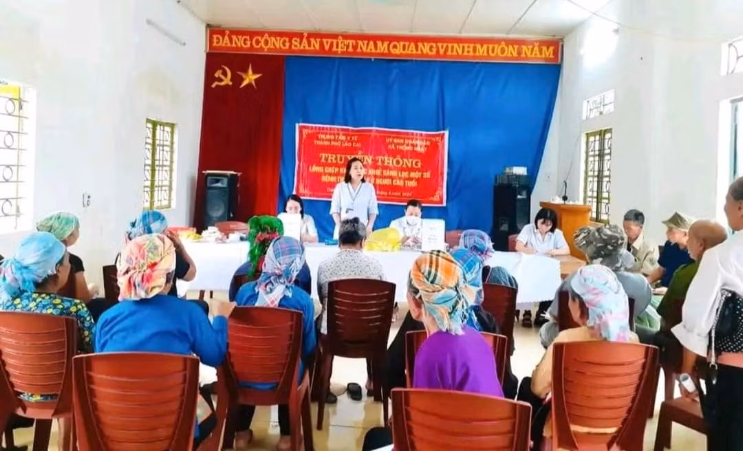 Các hoạt động tuyên truyền phòng, chống bệnh bạch hầu trong cộng đồng. Ảnh: Đơn vị cung cấp