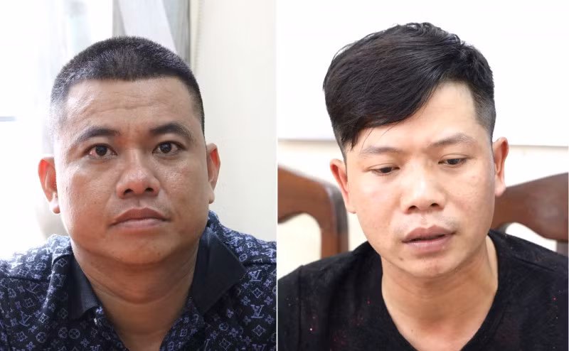 Các đối tượng gây án.