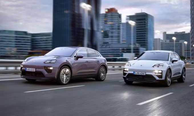 Porsche Macan 4 và Macan Turbo - hai phiên bản của dòng xe điện Macan EV. Ảnh: Porsche