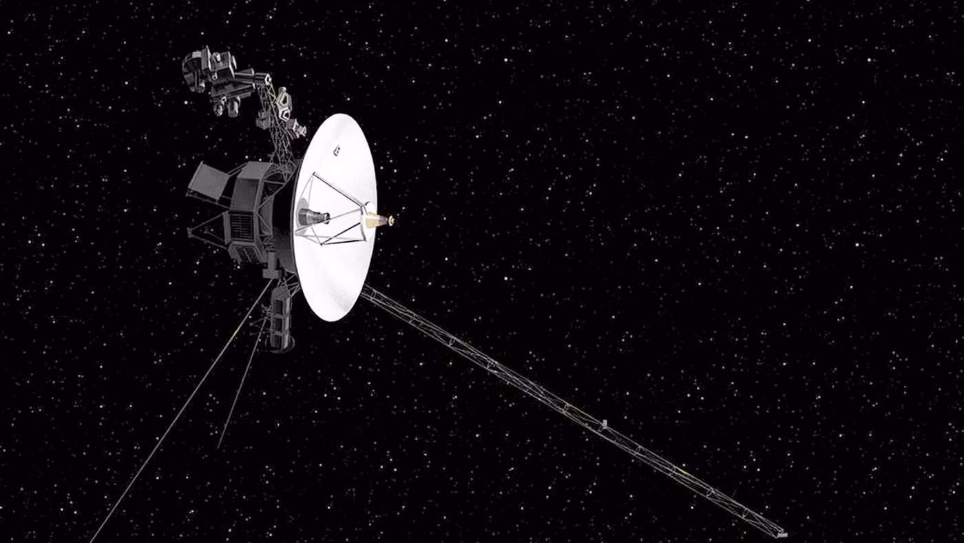 Bản vẽ tàu vũ trụ Voyager. Ảnh: NASA/Reuters