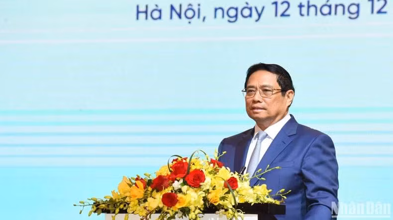 Thủ tướng Phạm Minh Chính phát biểu ý kiến tại Diễn đàn.