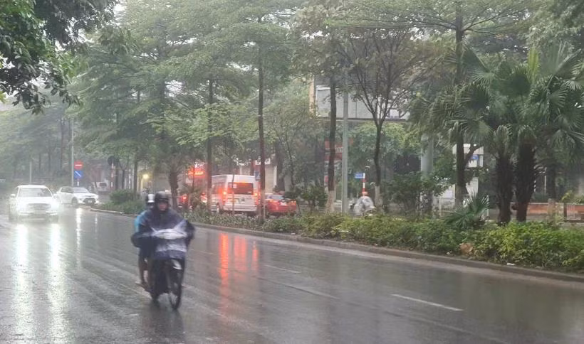 Ngày 12/12, khu vực vùng núi Bắc Bộ có mưa rào và có nơi có dông. (Nguồn: Vietnam+)