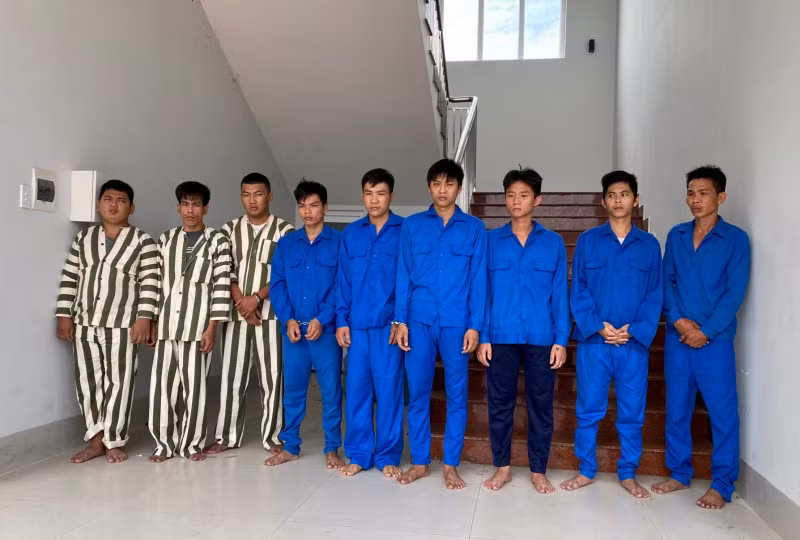 9 đối tượng bị khởi tố trong vụ án gây rối trật tự công cộng xảy ra trên địa bàn.