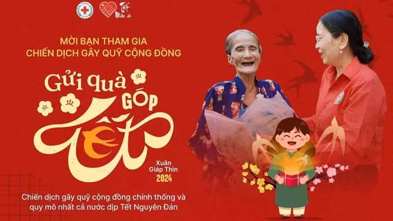 Phát động Chiến dịch "Gửi quà Góp tết", gây quỹ cộng đồng.