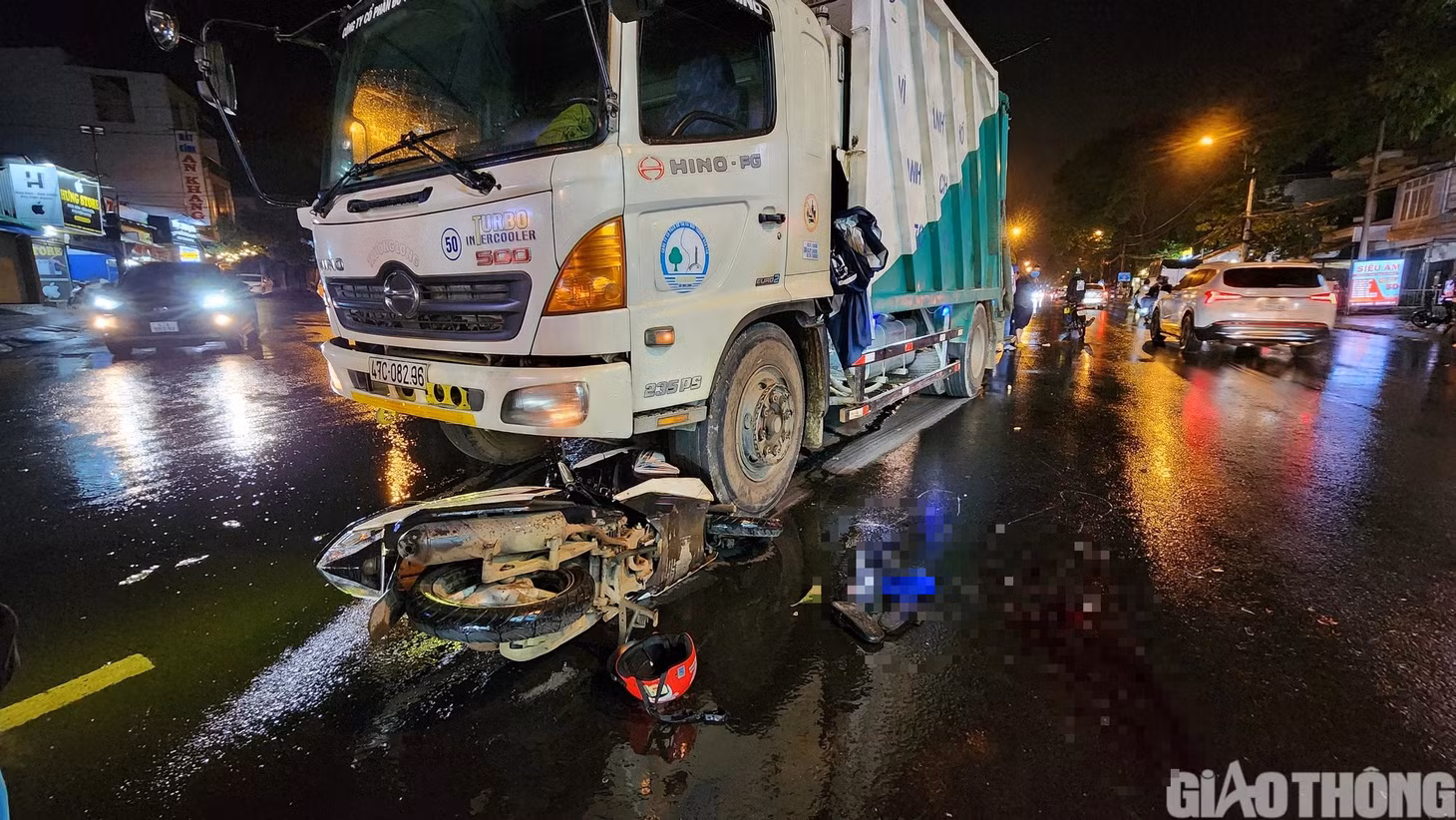Hiện trường vụ tai nạn. Ảnh: Ngọc Hùng