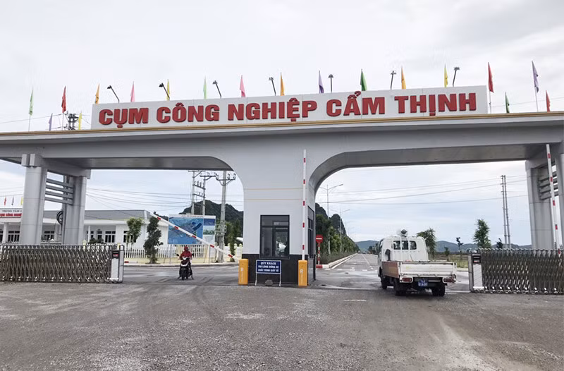 CCN Cẩm Thịnh được đưa vào hoạt động góp phần định hướng phát triển ngành công nghiệp theo hướng tập trung tại TP Cẩm Phả. Ảnh: Minh Đức