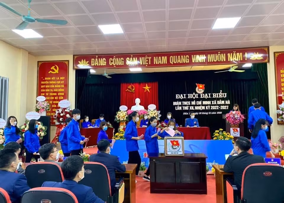 Đại hội đại biểu Đoàn TNCS Hồ Chí Minh xã Đầm Hà