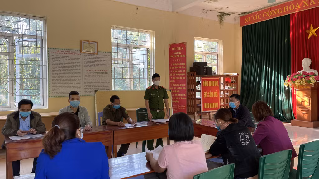 Chi bộ thôn Hợp Thành (xã Phong Dụ) sinh hoạt thường kỳ tháng 8/2021.