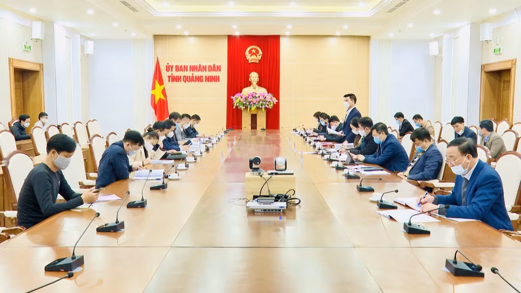 Quang cảnh buổi làm việc.