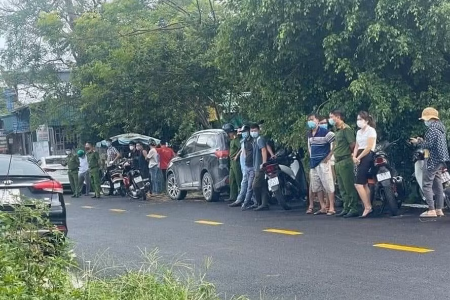 Khu vực gần hiện trường vụ việc người phụ nữ bị giết tại nhà trọ ở Hà Nam gây xôn xao dư luận. Ảnh: CTV