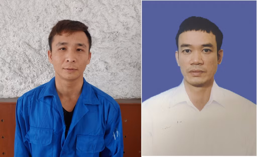 Bị can Nguyễn Văn Tùng và Tạ Minh Quyết.