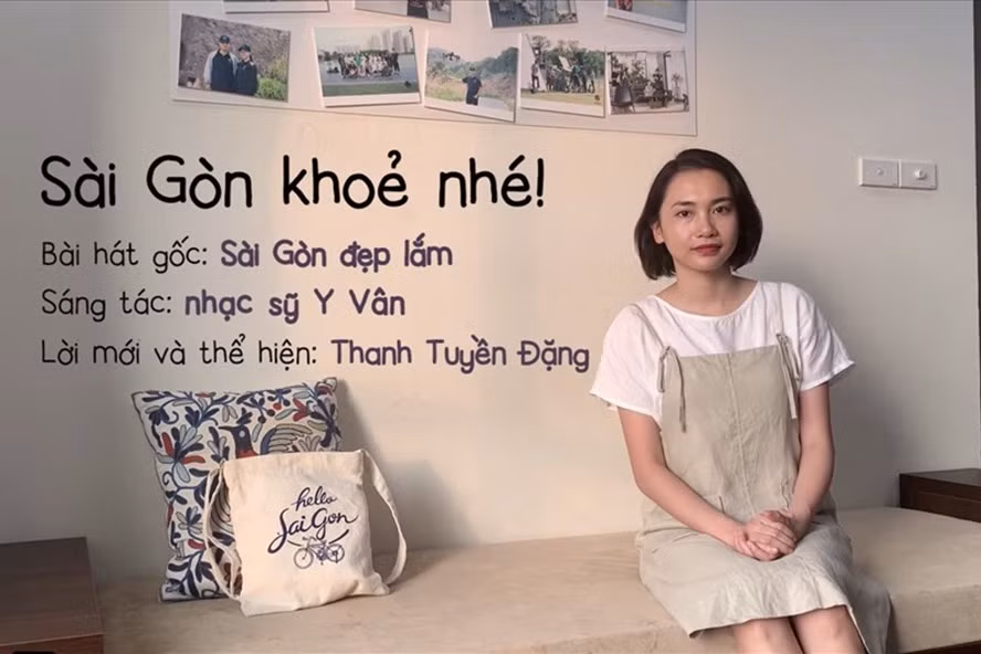 Nhạc chế "Sài Gòn đẹp lắm" của 8x xinh đẹp gây xúc động mạnh ảnh 1