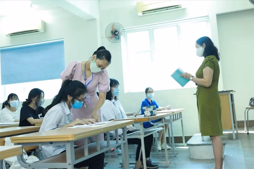 Thí sinh dự thi tốt nghiệp THPT. Ảnh: Hải Nguyễn