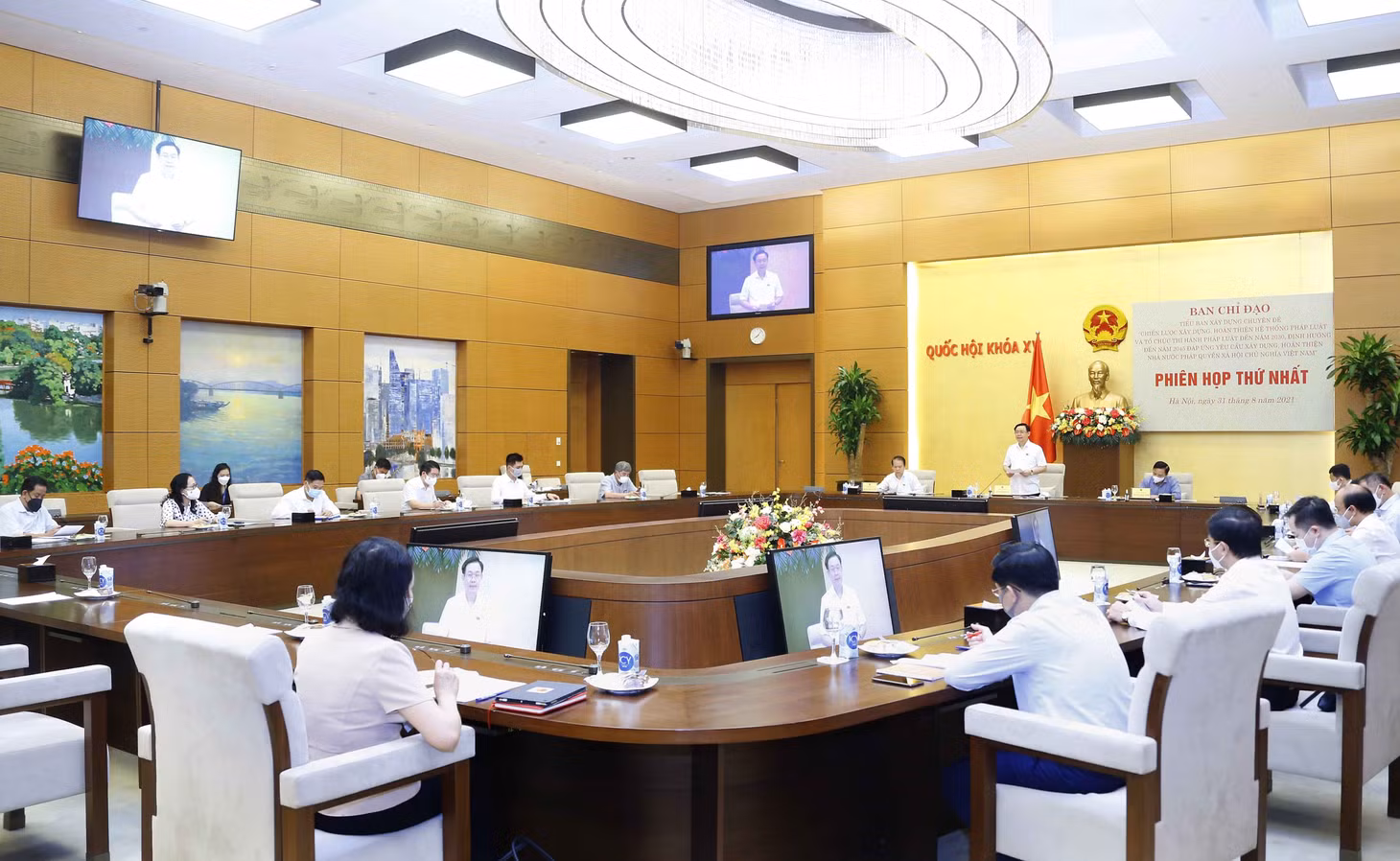 Các đại biểu tham dự Phiên họp thứ nhất. Ảnh: VGP/Lê Sơn. Các đại biểu tham dự Phiên họp thứ nhất. Ảnh: VGP/Lê Sơn.