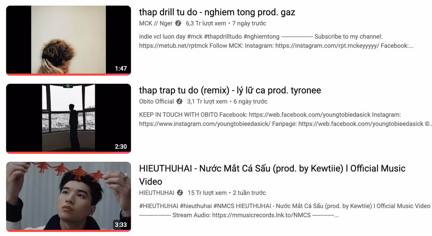 Hieuthuhai bị 2 bản remake vượt mặt.