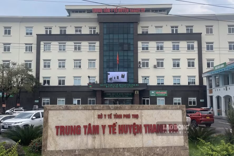 Trung tâm Y tế huyện Thanh Ba. Ảnh: Tô Công.