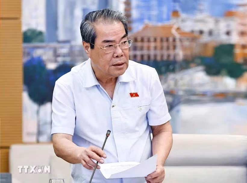 Chủ nhiệm Ủy ban Dân nguyện và Giám sát của Ủy ban Thường vụ Quốc hội Dương Thanh Bình. (Ảnh: Doãn Tấn/TTXVN)