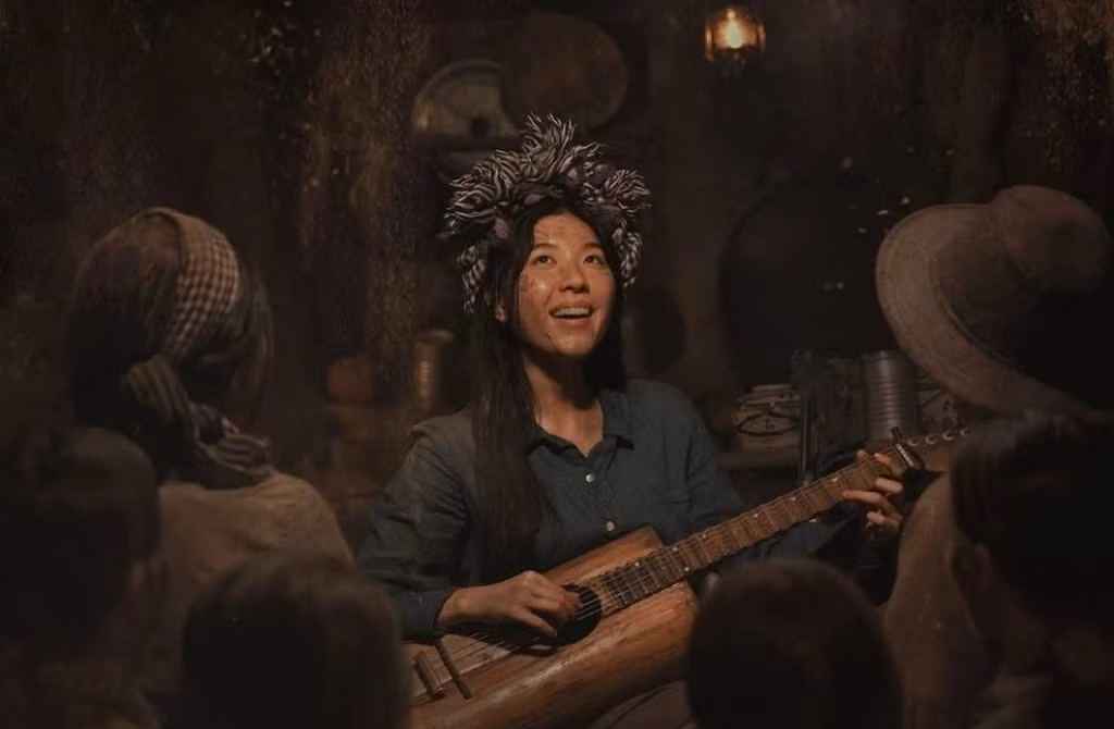 Diễm Hằng Lamoon hóa thân thành Út Khờ trong phim.