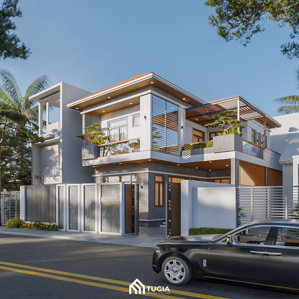 Tinh thần hiện đại cùng yếu tố bền vững được thể hiện rõ nét trong dự án thiết kế thi công của Kiến Trúc Nội thất Tứ Gia