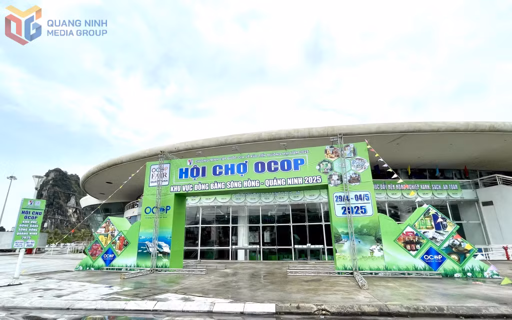 Hội chợ OCOP khu vực Đồng bằng sông Hồng – Quảng Ninh 2025 được chuẩn bị chu đáo, đảm bảo phục vụ người dân và du khách.