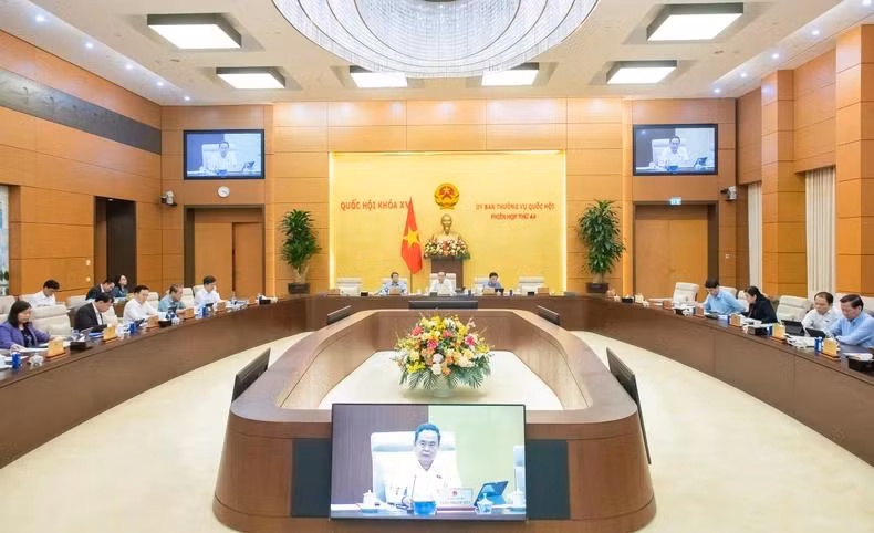 Quang cảnh phiên họp chiều 28/4. (Ảnh: Media Quốc hội)