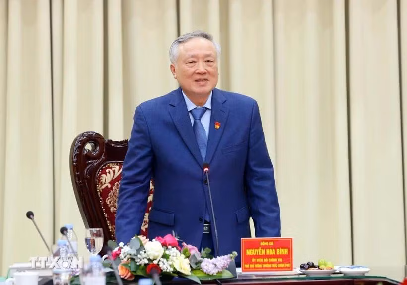 Phó Thủ tướng Thường trực Chính phủ Nguyễn Hòa Bình. (Ảnh: Phạm Kiên/TTXVN)