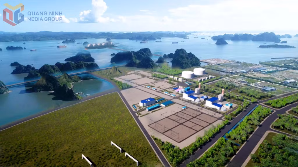 Phối cảnh Dự án Nhà máy điện khí LNG Quảng Ninh.