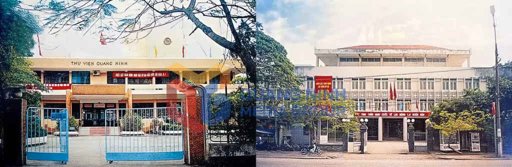 Bảo tàng và Thư viện xưa (thập niên 1990). Ảnh: VOV