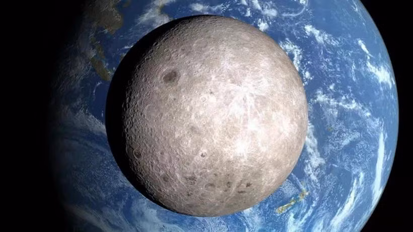 Mặt Trăng và Trái Đất. (Nguồn: NASA)