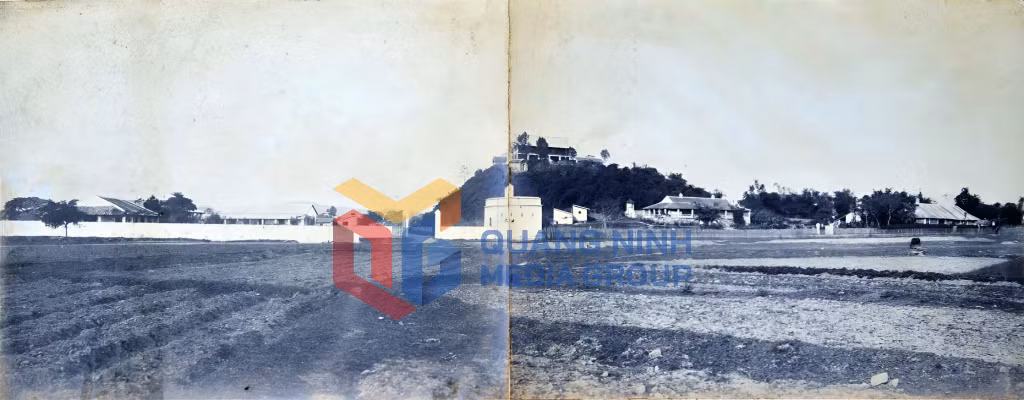 Khung cảnh ở khu vực ngoại vi Móng Cái những năm 1890-1895. Ảnh của Raphaël Moreau