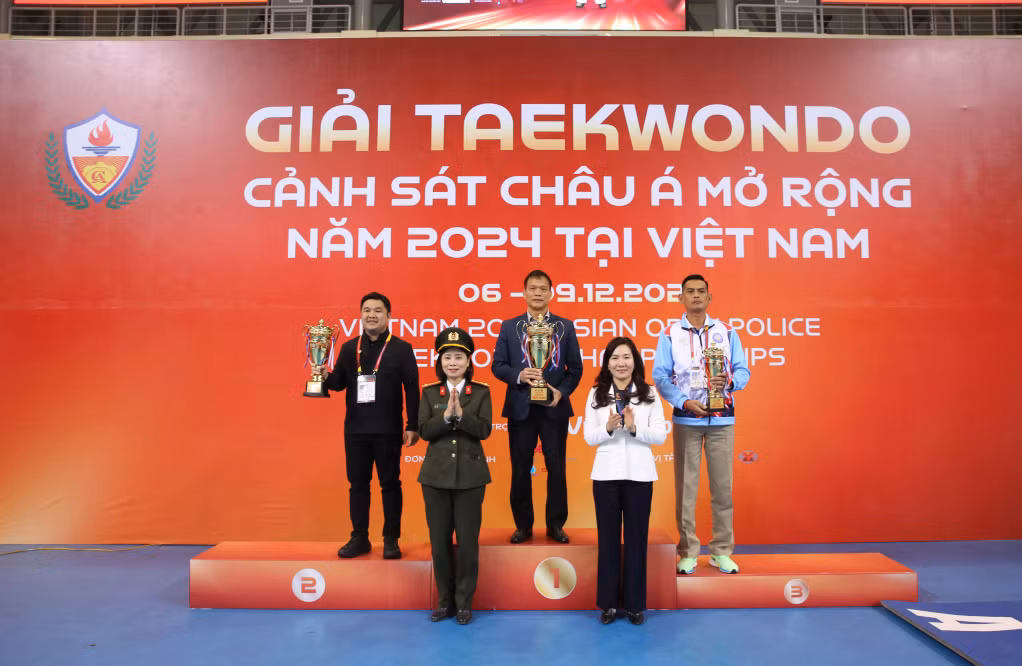 Đội chủ nhà, Hiệp hội thể thao Công An Nhân dân Việt Nam xuất sắc giành giải nhất toàn đoàn.