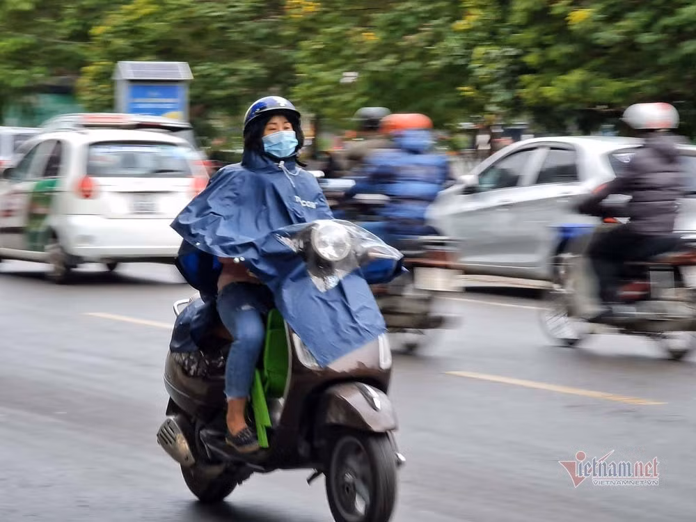 Không khí lạnh gây mưa rét ở miền Bắc. Ảnh minh họa: P.H